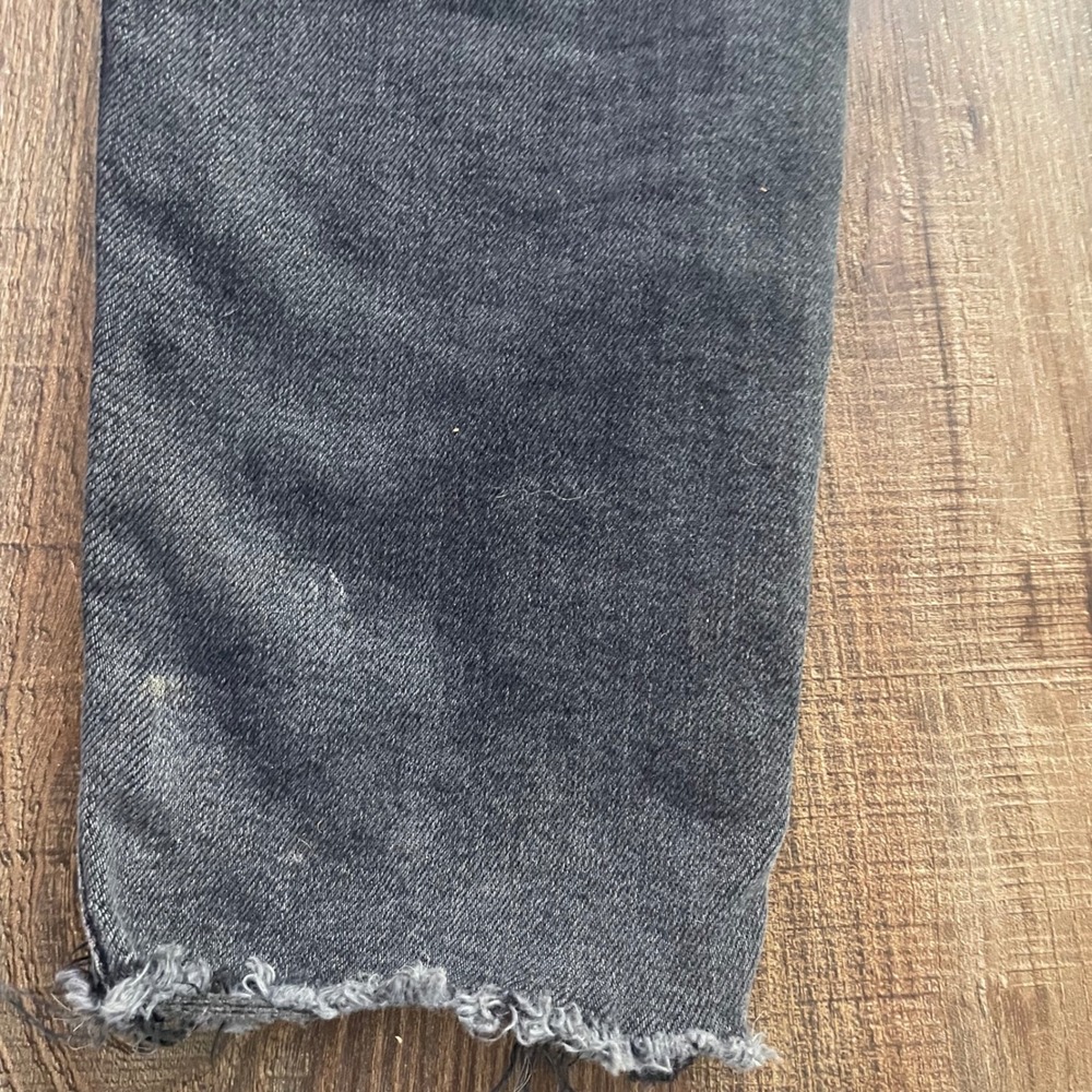 American Eagle Super Stretch High-Waisted Black Wash Skinny Jeans - Picture 8 of 9